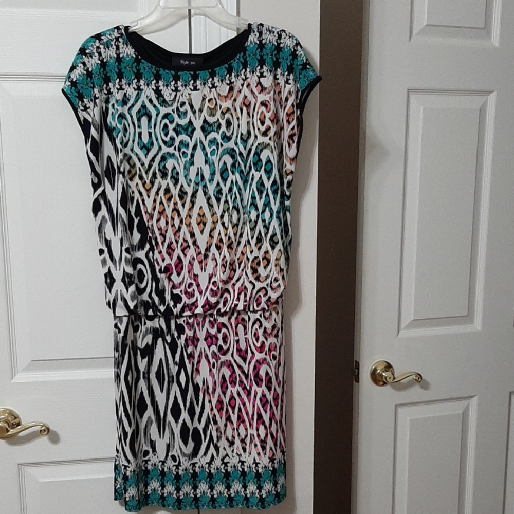 Style & company cap sleeve dress